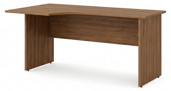Ergonomický stôl Impress 160 x 90 cm, ľavý, orech dijon