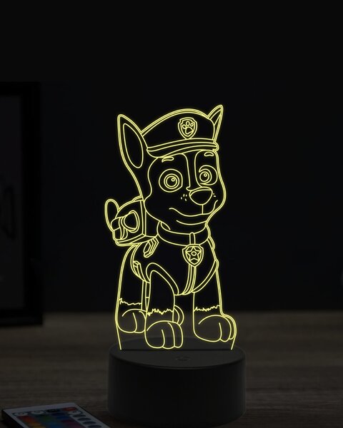 Beling 3D lampa,Paw patrol chase, 7 farebná OR24
