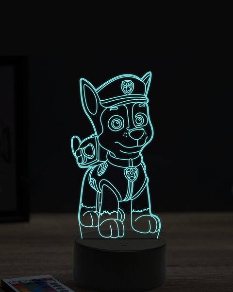 Beling 3D lampa,Paw patrol chase, 7 farebná OR24