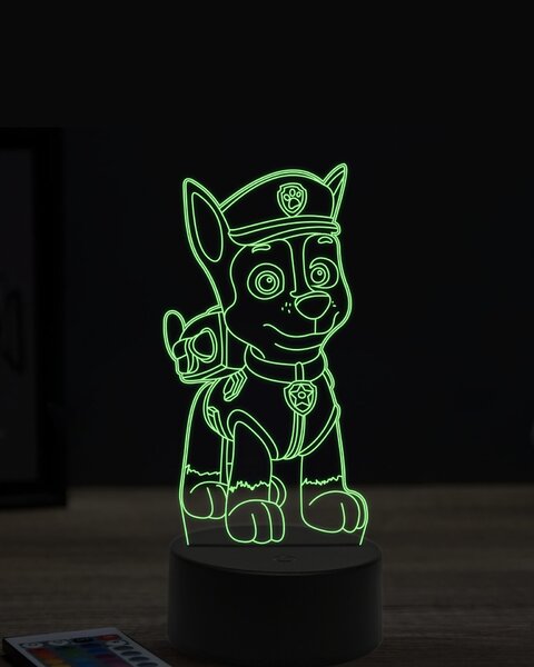 Beling 3D lampa,Paw patrol chase, 7 farebná OR24