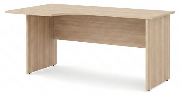 Ergonomický stôl Impress 160 x 90 cm, ľavý, agát svetlý
