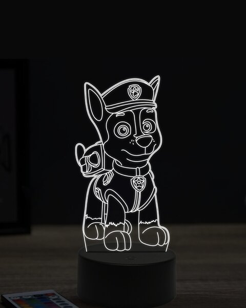 Beling 3D lampa,Paw patrol chase, 7 farebná OR24