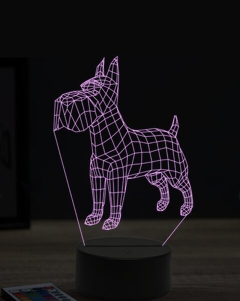Beling 3D lampa, Bradáč, 7 farebná OR30