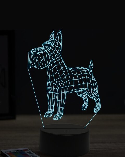 Beling 3D lampa, Bradáč, 7 farebná OR30