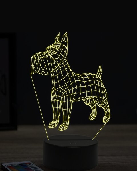 Beling 3D lampa, Bradáč, 7 farebná OR30