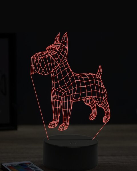 Beling 3D lampa, Bradáč, 7 farebná OR30