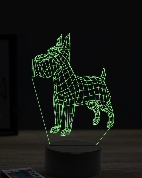 Beling 3D lampa, Bradáč, 7 farebná OR30