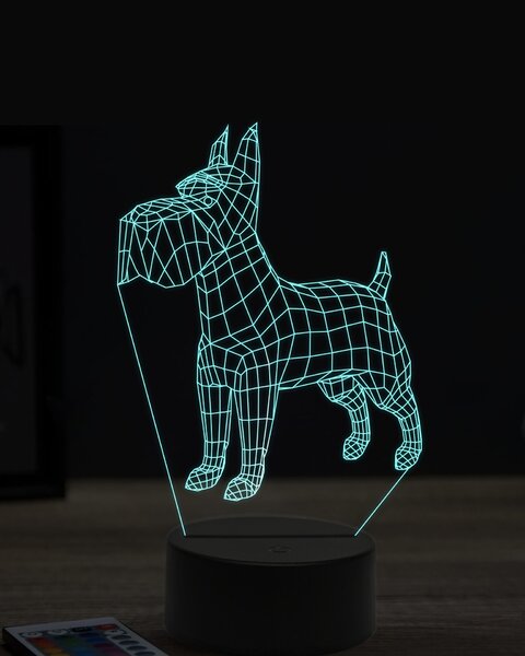 Beling 3D lampa, Bradáč, 7 farebná OR30