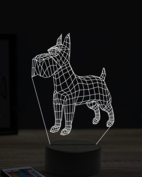 Beling 3D lampa, Bradáč, 7 farebná OR30