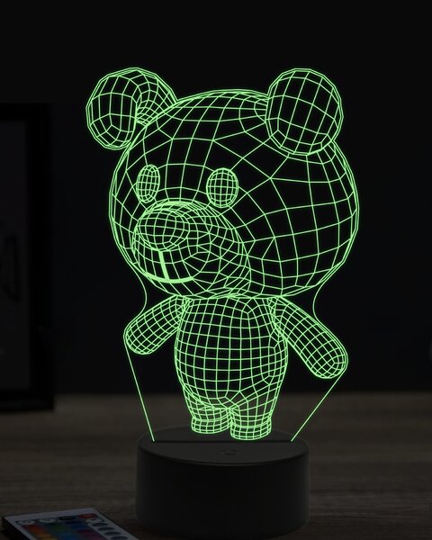 Beling 3D lampa,toon pes 7 farebná OR34