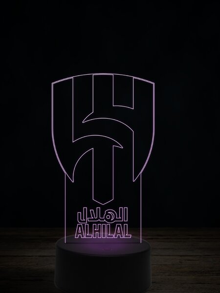 Beling 3D lampa, Al-Hilal FC, futbalový darček,16 farebná TZ7