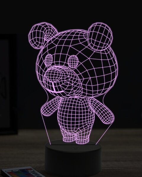 Beling 3D lampa,toon pes 7 farebná OR34