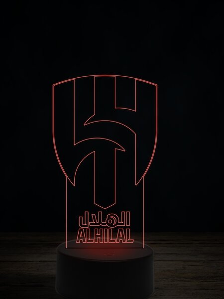 Beling 3D lampa, Al-Hilal FC, futbalový darček,16 farebná TZ7