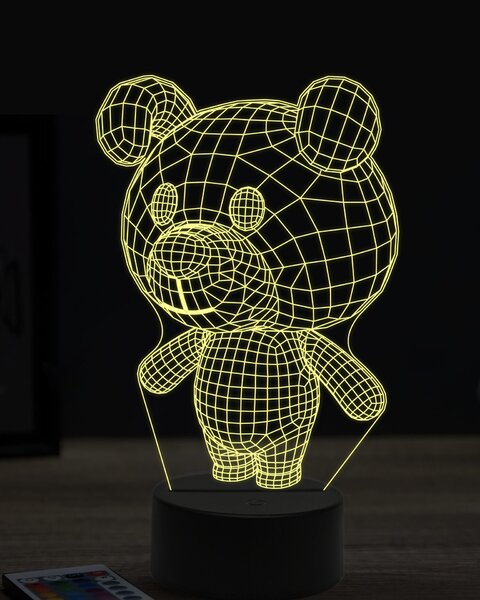 Beling 3D lampa,toon pes 7 farebná OR34