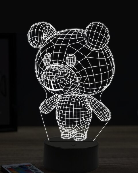 Beling 3D lampa,toon pes 7 farebná OR34