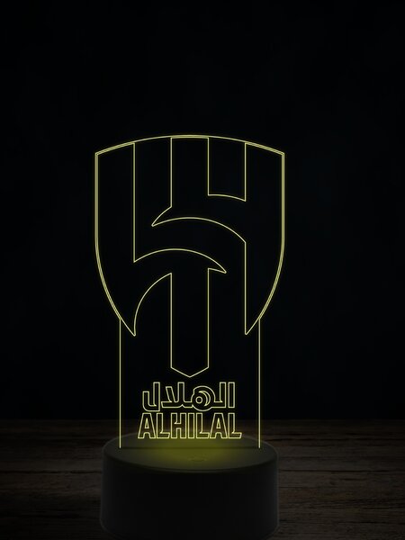Beling 3D lampa, Al-Hilal FC, futbalový darček,16 farebná TZ7
