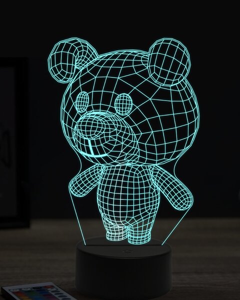 Beling 3D lampa,toon pes 7 farebná OR34