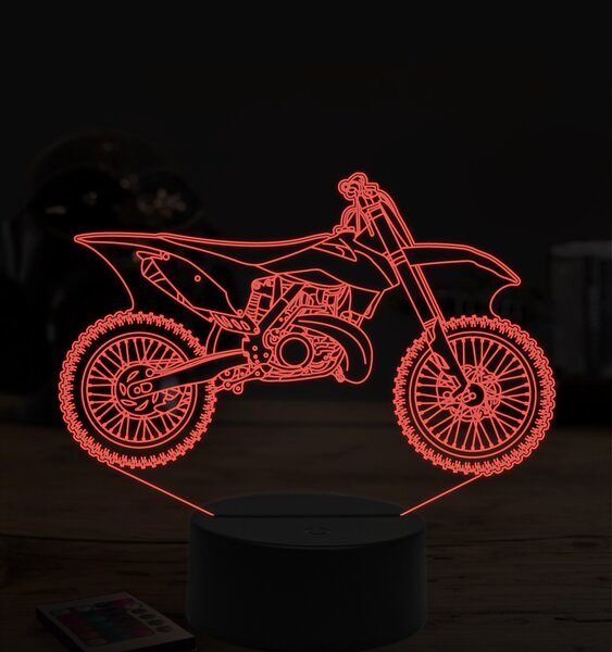 Beling 3D lampa,KTM 2014, 7 farebná ZZ19