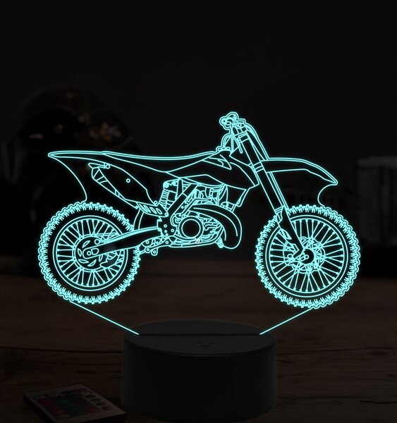 Beling 3D lampa,KTM 2014, 7 farebná ZZ19