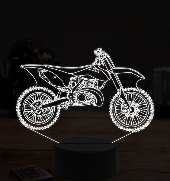 Beling 3D lampa,KTM 2014, 7 farebná ZZ19