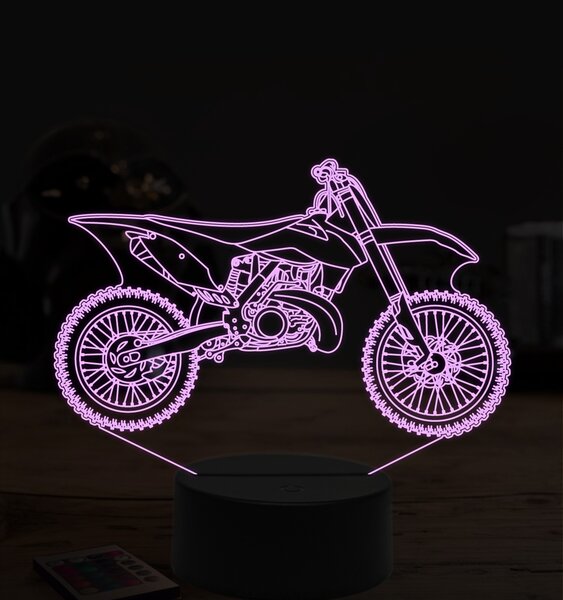 Beling 3D lampa,KTM 2014, 7 farebná ZZ19