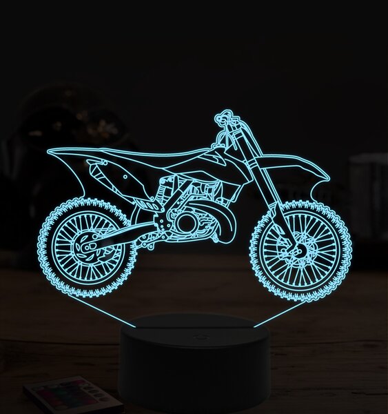 Beling 3D lampa,KTM 2014, 7 farebná ZZ19