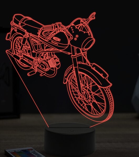 Beling 3D lampa,Batavus husky, 7 farebná ZZ21