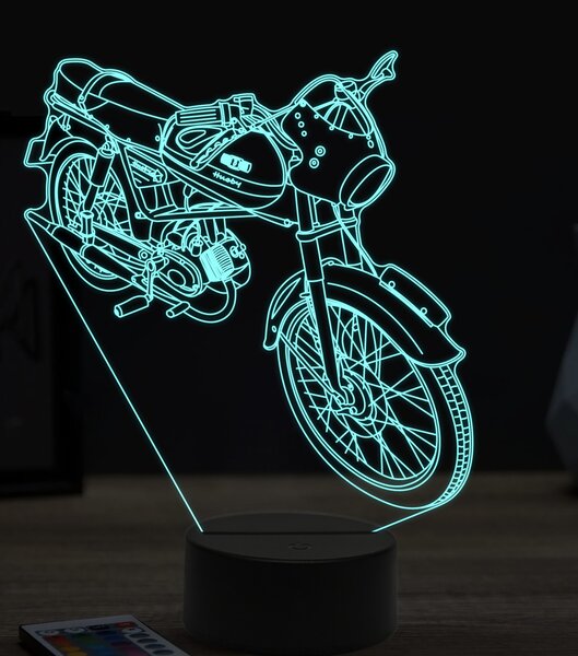 Beling 3D lampa,Batavus husky, 7 farebná ZZ21