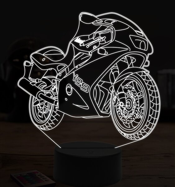 Beling 3D lampa, Bimota yb9, 7 farebná ZZ23