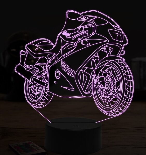 Beling 3D lampa, Bimota yb9, 7 farebná ZZ23