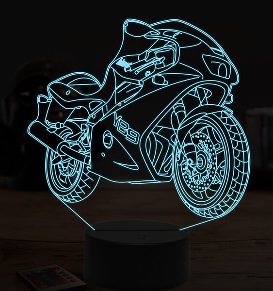 Beling 3D lampa, Bimota yb9, 7 farebná ZZ23