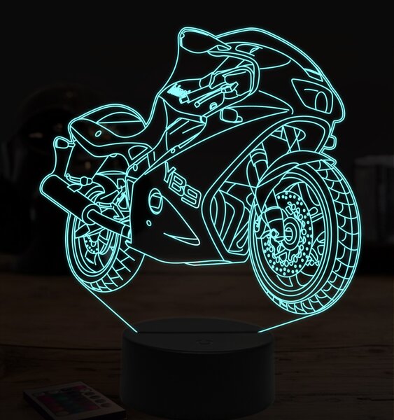Beling 3D lampa, Bimota yb9, 7 farebná ZZ23
