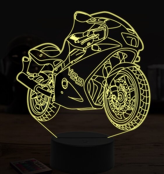 Beling 3D lampa, Bimota yb9, 7 farebná ZZ23