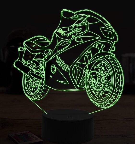 Beling 3D lampa, Bimota yb9, 7 farebná ZZ23