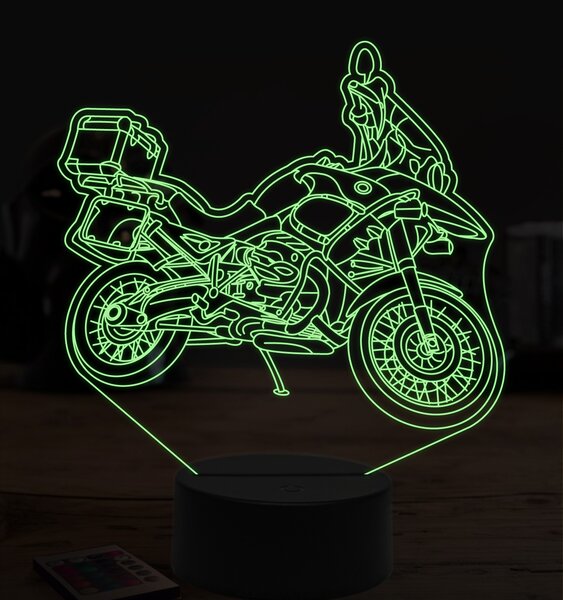 Beling 3D lampa, BMW bike , 7 farebná ZZ25