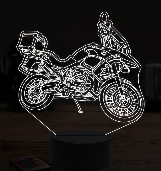 Beling 3D lampa, BMW bike , 7 farebná ZZ25