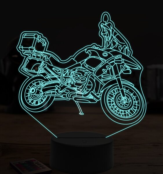 Beling 3D lampa, BMW bike , 7 farebná ZZ25