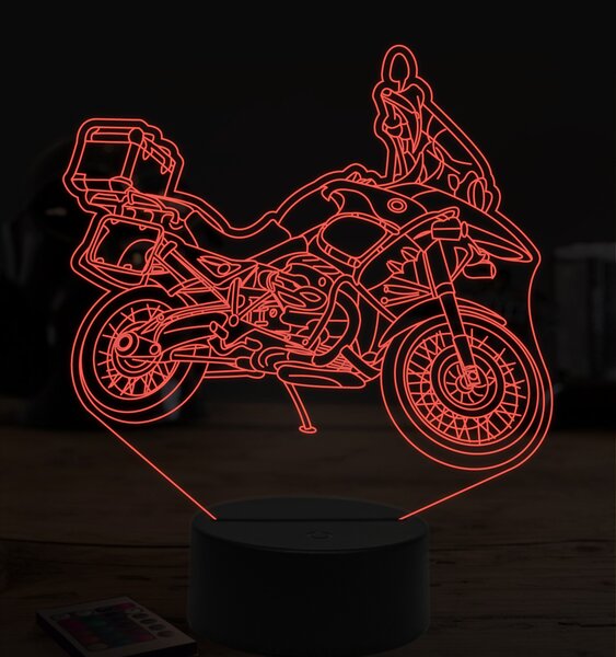 Beling 3D lampa, BMW bike , 7 farebná ZZ25