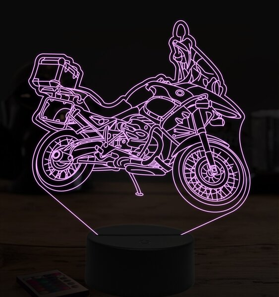Beling 3D lampa, BMW bike , 7 farebná ZZ25