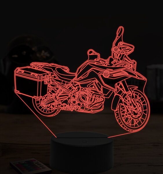 Beling 3D lampa, BMW F850, 7 farebná ZZ27