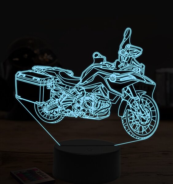 Beling 3D lampa, BMW F850, 7 farebná ZZ27
