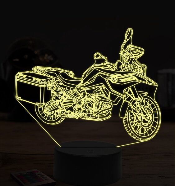 Beling 3D lampa, BMW F850, 7 farebná ZZ27