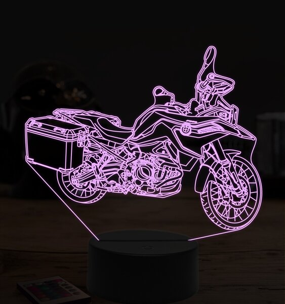 Beling 3D lampa, BMW F850, 7 farebná ZZ27