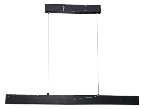 LED Luster na lanku PIERCE LED/18W/230V čierna