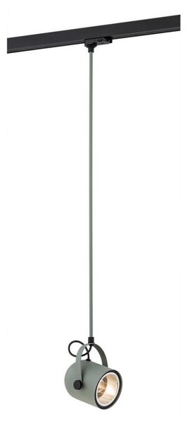 Argon 4313 - Luster do lištového systému NET 1xE27/15W/230V zelená