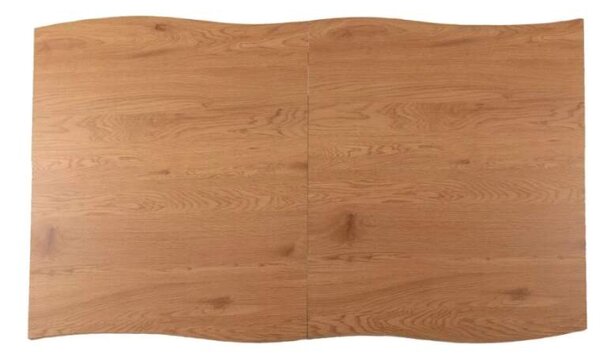 Signal Jedálenský stôl FRESNO dub/čierny rám 120(180)X80