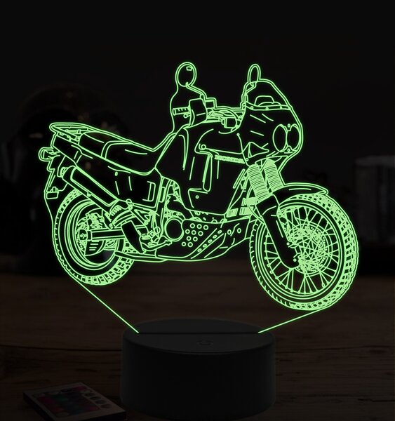 Beling 3D lampa,Honda Afrika old 7 farebná ZZ43