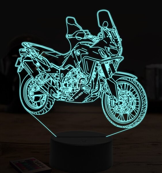 Beling 3D lampa,Honda africa twin crf 1000, 7 farebná ZZ44