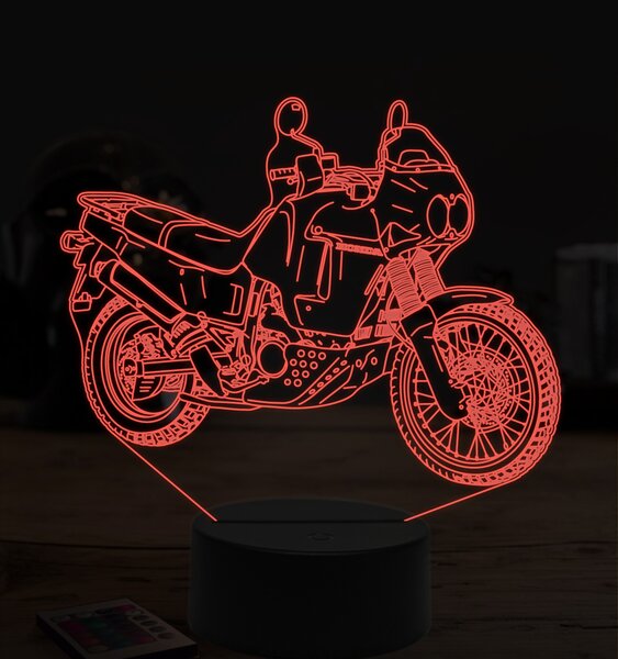 Beling 3D lampa,Honda Afrika old 7 farebná ZZ43