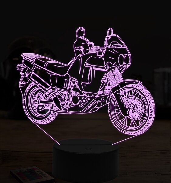 Beling 3D lampa,Honda Afrika old 7 farebná ZZ43